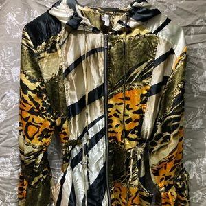 Animal print jacket size L